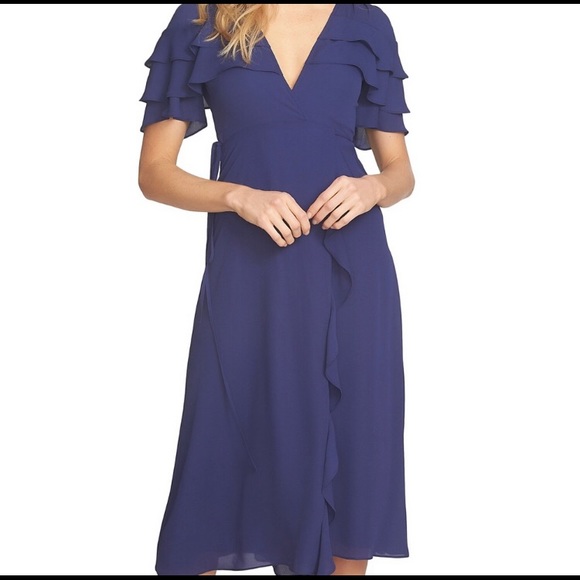 Slate Wrap Dress